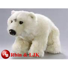 Hot! white polar bear plush toy
